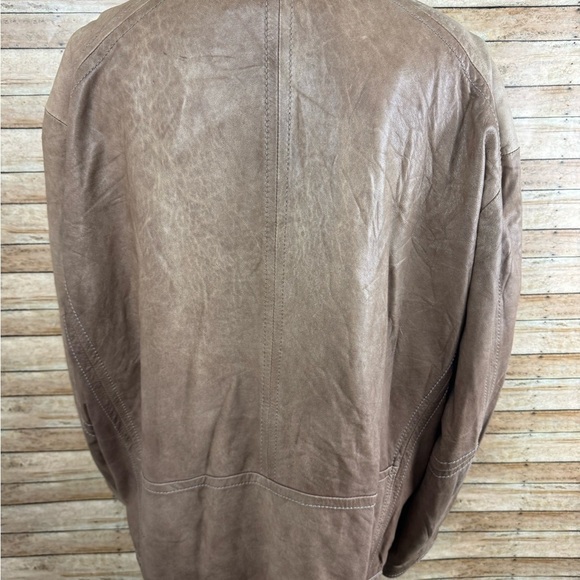 Andrew Marc New York FMen’s Lined Leather Jacket Size 1X - Picture 2 of 9